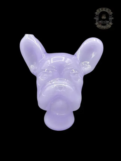 SWANNY GLASS: FRENCHIE DOG PUFFCO PEAK ATTACHMENT