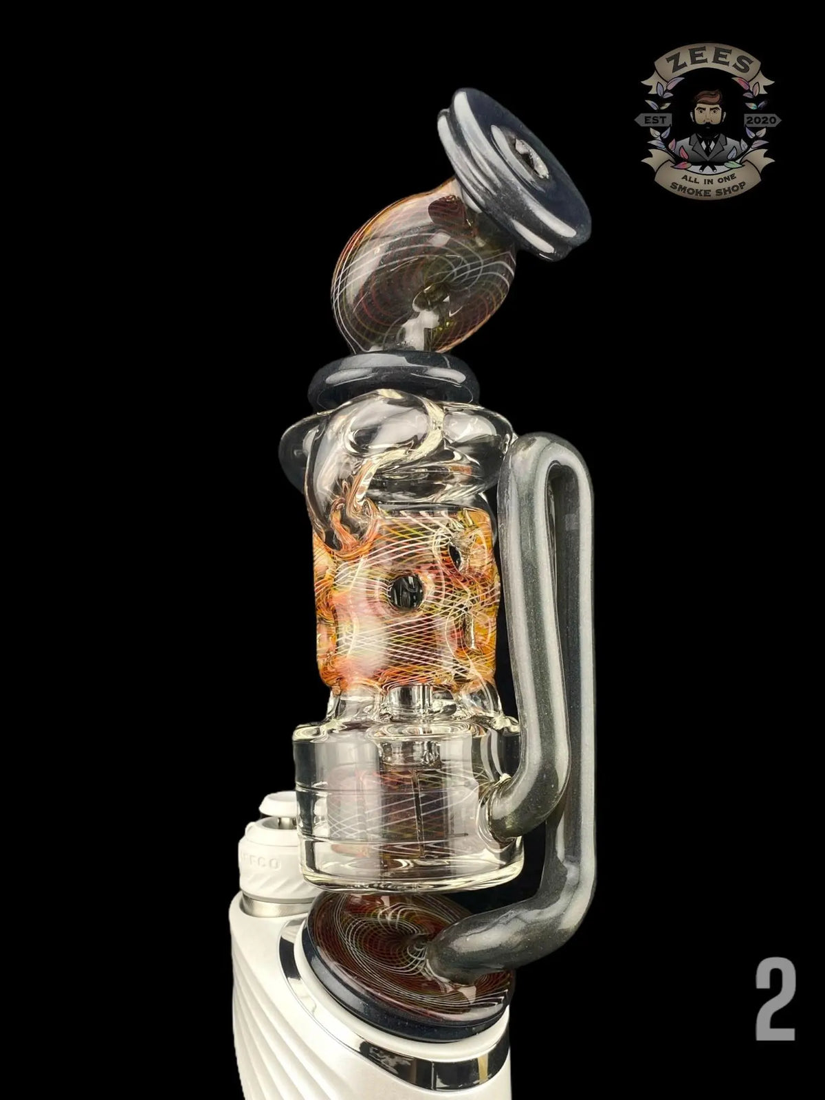 SLATE GLASS: HOLLOW INCYCLER PUFFCO PEAK ATTACHMENT