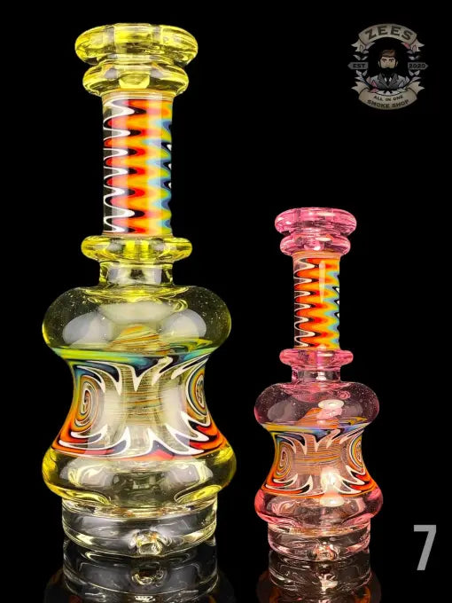 LOGI GLASS ART: WORKED CHUGGER PUFFCO PEAK ATTACHMENT