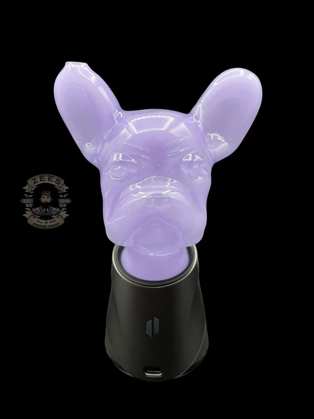 SWANNY GLASS: FRENCHIE DOG PUFFCO PEAK ATTACHMENT