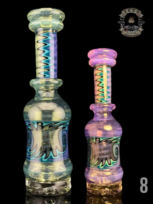 LOGI GLASS ART: WORKED CHUGGER PUFFCO PEAK ATTACHMENT